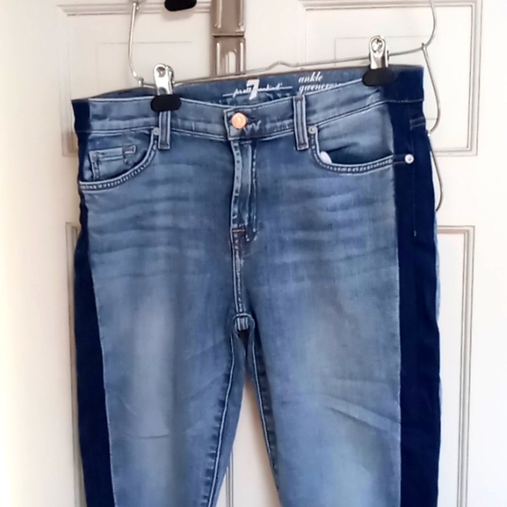 7 For all Mankind mid rise jeans